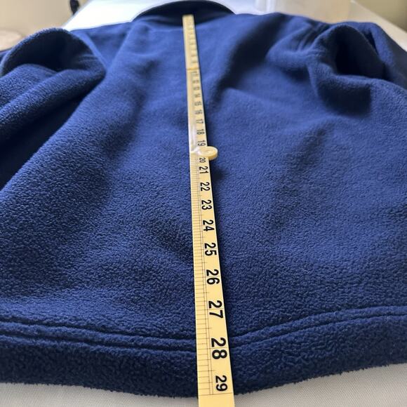 Syracuse University Women M Blue 1/2 zip Fleece with Orange embroidery - Picture 7 of 8